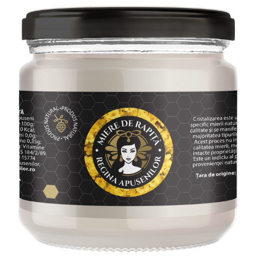 Miere de Rapiță – Naturală, Cremă Fină, Bogată în Antioxidanți