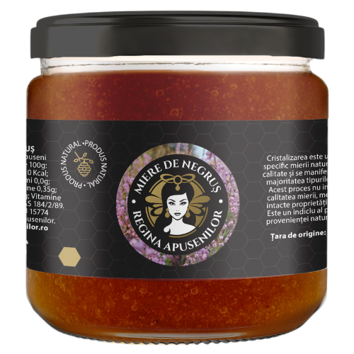 miere de negrus sau miere de iarba neagra din romania - regina apusenilor