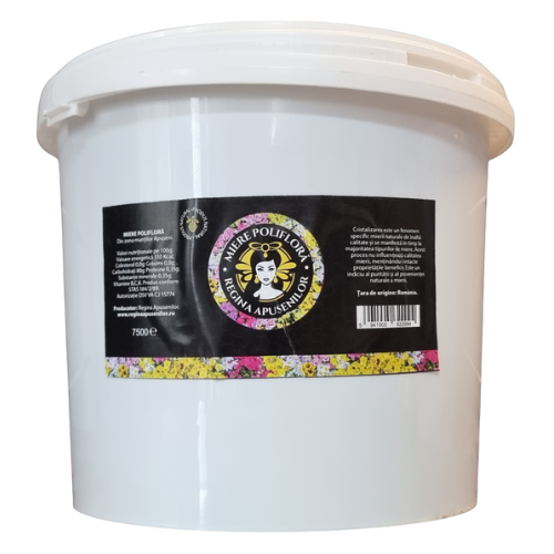 miere poliflora la galeata de 7.5 kg din romania - regina apusenilor